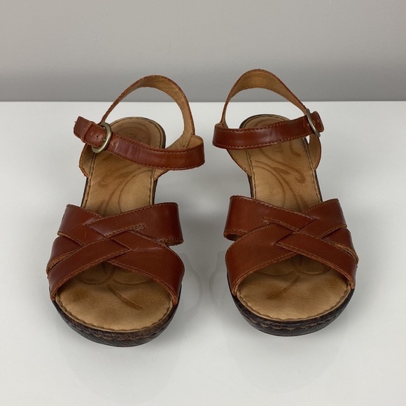 Born Belinda Open Toe Heeled Sandal Size 10 - Picture 5 of 16